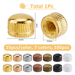 105 шт. 7-х цветная железная колпачковая гайка&nbsp;IFIN-FH0001-92A