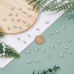 200 шт. пришивной стразы в виде конского глаза&nbsp;RGLA-DC0001-07A