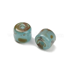 Picasso-GlasZylinderförmig-Saatperlen&nbsp;GLAA-C044-01D