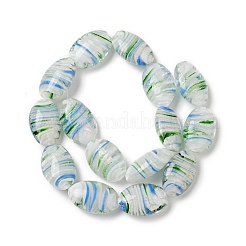 Бусы лэмпворк ручной работы LAMP-C008-05B