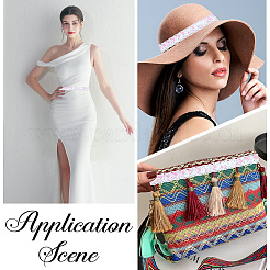 Металлизированная кружевная отделка&nbsp;OCOR-WH20020-24B