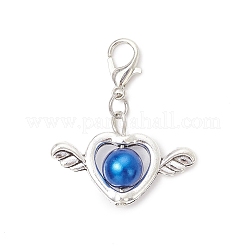 Абс пластик имитация жемчуга подвеска украшения HJEW-JM03602