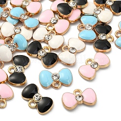 40шт 4 цвета сплава эмаль подвески&nbsp;ENAM-CJ0002-34