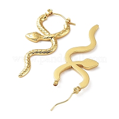 Серьги-кольца из нержавеющей стали 304&nbsp;LS-EJEW-M231-03B-G