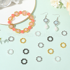 100шт. 4-цветная литая рамка для бусин&nbsp;FIND-SC0017-87