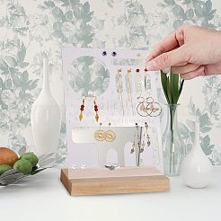 Прозрачные акриловые витрины для ювелирных изделий&nbsp;EDIS-WH0034-01