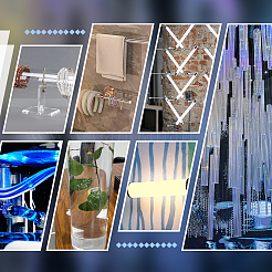 Прозрачная акриловая труба жесткая круглая труба&nbsp;AJEW-WH0324-76C