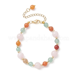 Регулируемый натуральный розовый кварц&nbsp;BJEW-JB13033