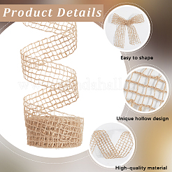 Плетеная лента из мешковины OCOR-WH20006-48