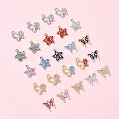 24 шт. 6 стиля подвески из сплава для стойки с покрытием FIND-FS0003-09