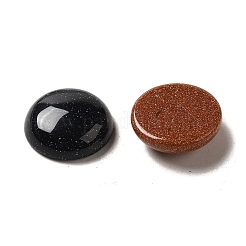 ナチュラル＆合成宝石のカボション  混合スタイル  半円  ミックスカラー  18x6.5mm&nbsp;X-G-T020-18mm-M