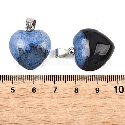 Anhänger aus natürlichem Achat (gefärbt und erhitzt)&nbsp;GG-K002-03E