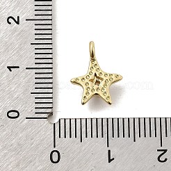 Латунные микропроволочные кубические циркониевые подвески из эмали&nbsp;KK-L262-17G-01