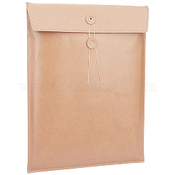 長方形のPUレザー会議ファイルバッグ  ファイルポケット  ペルー  245x316x4mm&nbsp;AJEW-WH20019-114B