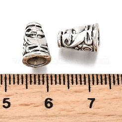 Cônes de perles en alliage&nbsp;LS-FIND-WH0137-97AS