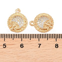 Латунные микро проложить кубического циркония подвески&nbsp;KK-L261-09G