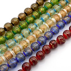 Mixed Color, 12mm, Hole: 1mm,  about 16pcs/strand, 7.87inch