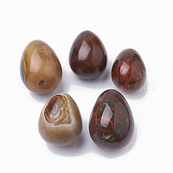 Природный яшмовый камень из океанической яшмы, карманный пальмовый камень для облегчения беспокойства, медитации, пасхального декора, 60~90x30~60 мм