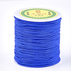Hilo de nylon, azul, 1.5mm, alrededor de 120.29 yarda (110 m) / rollo