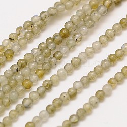 Labradorite naturale fili di perline rotondo, 3mm, Foro: 0.8 mm, circa 126pcs/filo, 16 pollice