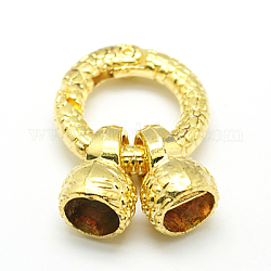 Brass Spring Gate Rings, O Rings, Golden, 38mm