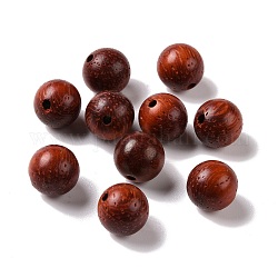 Natural Rosewood Beads, Undyed, Round, Dark Red, 8~8.5mm, Hole: 1.2mm