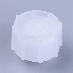 Пластиковая пробка, дозирующие колпачки наконечника промышленного шприца, прозрачные, 12~12.5x10 мм