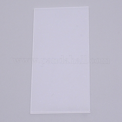 Acryl-Leuchttafel, Rechteck, Transparent, 100x50x3 mm