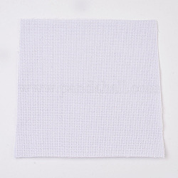 11CT Cross Stitch Canvas Fabric Embroidery Cloth Fabric, DIY Handmade Sewing Accessories Supplies, Square, White, 20x20cm