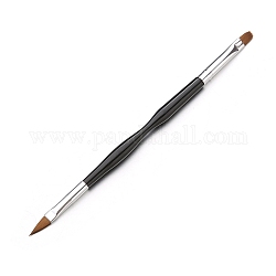 Ручка рисования линии двустороннего рисования, инструменты для ногтей, чёрные, 185x8 мм