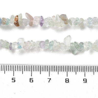 Природного флюорита бисер нитей G-D335-01-1