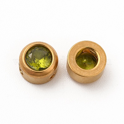 Экологически чистые бусины из нержавеющей стали марки 304 STAS-A077-02G-1