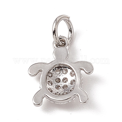 Латунные микро проложить кубического циркония подвески ZIRC-F132-27P-1