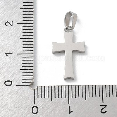 Подвески из нержавеющей стали 304 с микропаве из кубического циркония STAS-Z107-08P-04-1