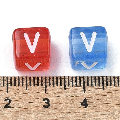 Прозрачные акриловые бусины&nbsp;MACR-K365-07V-1