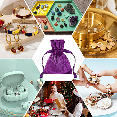 10 шт. бархатные мешочки для хранения TP-BBC0001-12B-03-1