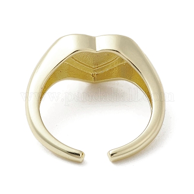 Латунные регулируемые открытые кольца RJEW-K257-86G-08-1