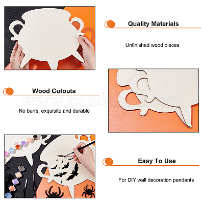 Незаконченные деревянные части WOOD-WH0002-32F-1