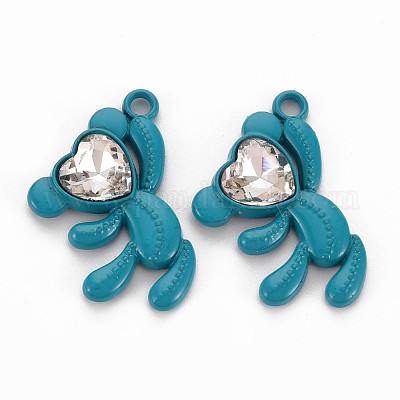 Подвески из сплава с бриллиантами PALLOY-Q433-033A-RS-1