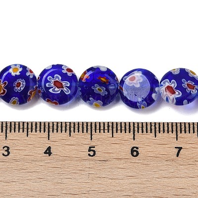 Ручной работы millefiori стеклянные бусины нитки LAMP-G166-17B-04-1