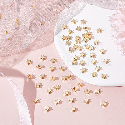 60 шт. Латунные бусины KK-PH0012-49G-01-1