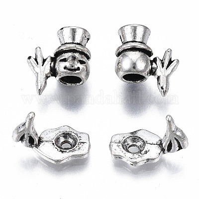 Тибетский стиль сплава шарика кадра X-PALLOY-Q441-082-RS-1