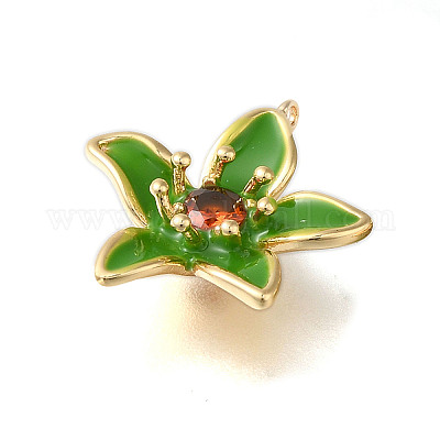 Латунь эмаль подвески KK-S368-13G-01-1