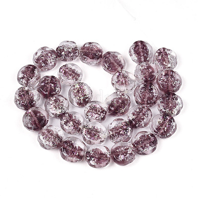 Бусы лэмпворк ручной работы LAMP-N028-04D-1