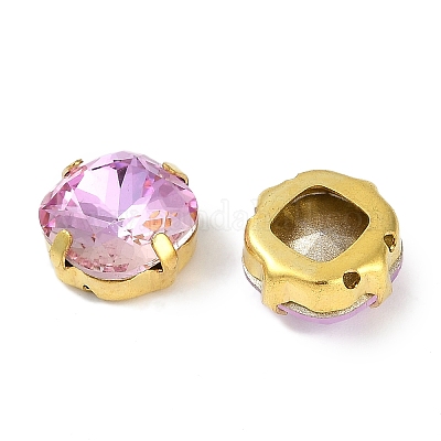 Латунные стеклянные стразы пришивные стразы RGLA-B004-05B-G-1