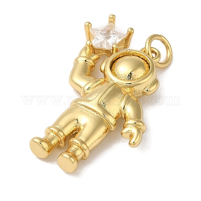 Покрытие стойки латунь микропаве прозрачные подвески из кубического циркония KK-B092-40G-1