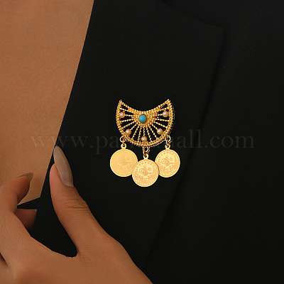 Полукруглые булавки в стиле бохо-геометрии KC3009-1