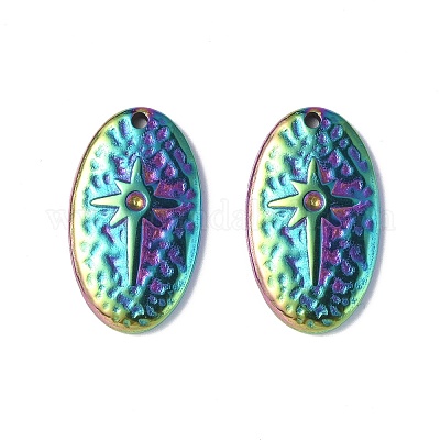 Ионное покрытие (ip) подвеска из нержавеющей стали 304 со стразами STAS-I694-05MC-1