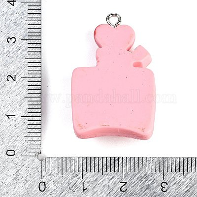 Подвески из непрозрачной смолы с уф-покрытием RESI-R458-04C-1