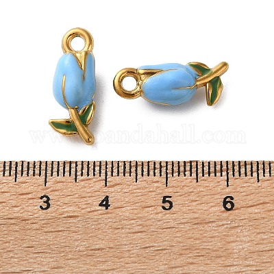 Подвески из нержавеющей стали 304 с эмалью STAS-B100-04G-03-1